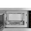 SMEG Classica FMI325X inox fekete beépíthető mikrohullámú sütő
