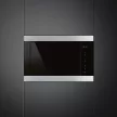 SMEG Classica FMI325X inox fekete beépíthető mikrohullámú sütő