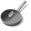Smeg FPF2402EGM smaragdzöld 24cm tapadásmentes serpenyő