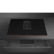 SMEG Dolce Stil Novo HOBD682R1 fekete indukciós integrált páraelszívós főzőlap