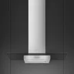 SMEG Universale KBT900VE inox fekete fali kürtős páraelszívó