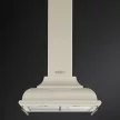SMEG Cortina KC16POE krémszínű bronz klasszikus fali kürtős páraelszívó