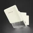 SMEG 50's Style KFAB75CR krémszínű fali szénszűrős kivezetés nélküli páraelszívó