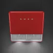 SMEG 50's Style KFAB75RD piros fali szénszűrős kivezetés nélküli páraelszívó
