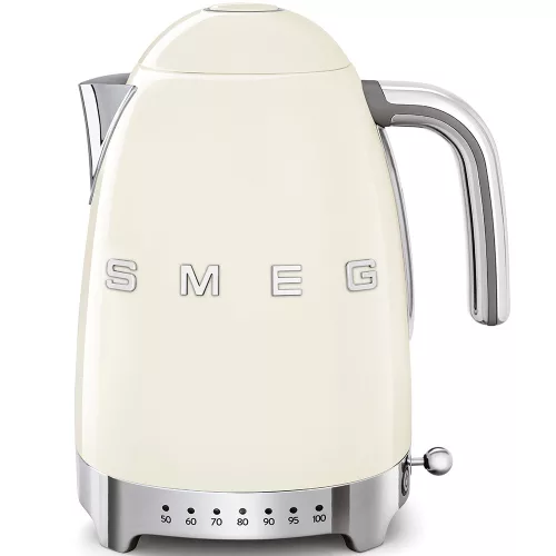 SMEG 50's Style KLF04CREU bézs retro design hőfokszabályzós vízforraló