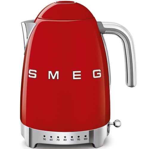 SMEG 50's Style KLF04RDEU piros retro design hőfokszabályzós vízforraló
