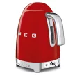 SMEG 50's Style KLF04RDEU piros retro design hőfokszabályzós vízforraló