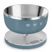 SMEG Collezione matt viharkék design digitális konyhai mérleg