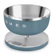 SMEG Collezione matt viharkék design digitális konyhai mérleg