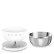 SMEG Collezione matt fehér design digitális konyhai mérleg