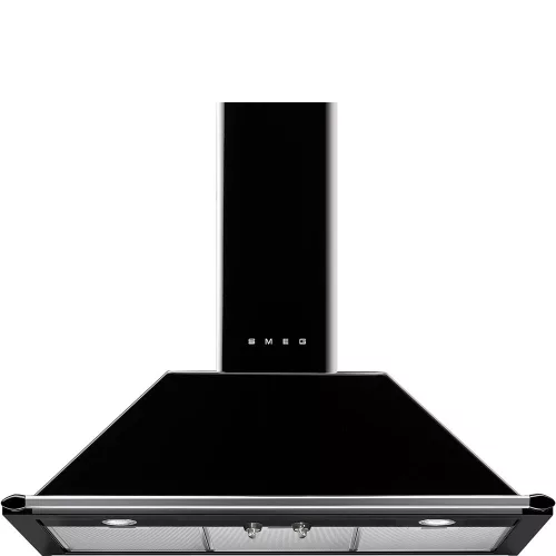 SMEG Victoria KT90BLE fekete fali kürtős páraelszívó