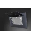 SMEG Linea KV194G sötét szürke fali szénszűrős kivezetés nélküli páraelszívó