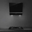 SMEG Universale KV26N inox fali szénszűrős kivezetés nélküli páraelszívó