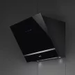 SMEG Universale KV26N inox fali szénszűrős kivezetés nélküli páraelszívó