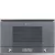 SMEG Linea MP122S1 szürke beépíthető mikrohullámú sütő