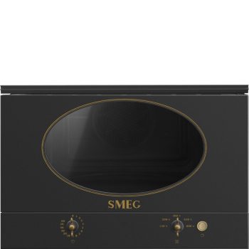 SMEG COLONIALE MP822NAO antracit antikolt bronz 60x40cm-es beépíthető mikrohullámú sütő