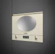 SMEG Coloniale MP822PO krémszínű antikolt bronz beépíthető mikrohullámú sütő