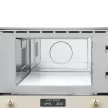 SMEG Coloniale MP822PO krémszínű antikolt bronz beépíthető mikrohullámú sütő