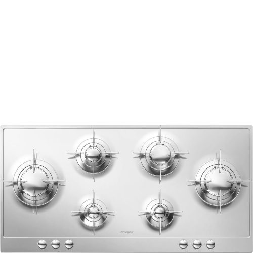 SMEG Piano P106ES inox beépíthető gáz főzőlap