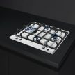 SMEG Selezione P261XGH inox beépíthető gáz főzőlap