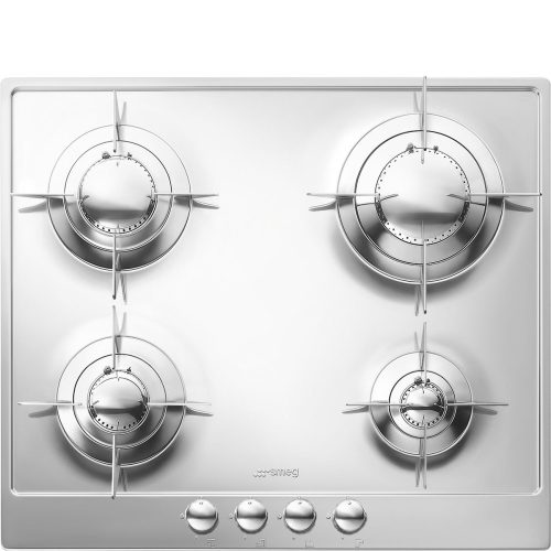 SMEG Piano P64ES inox beépíthető gáz főzőlap