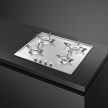 SMEG Piano P64ES inox beépíthető gáz főzőlap