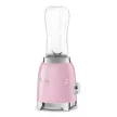 SMEG 50's Style PBF01PKEU rózsaszín retro design smoothie készítő mini turmixgép 2 palackkal