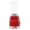  2 palackkalSMEG 50's Style PBF01RDEU piros retro design smoothie készítő mini turmixgép