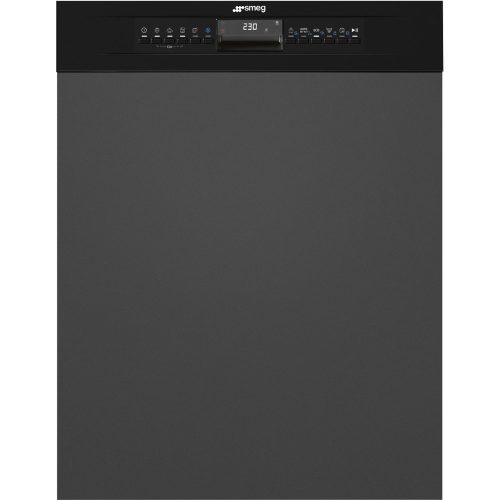 SMEG Universale PL364CN fekete félintegrált beépíthető mosogatógép