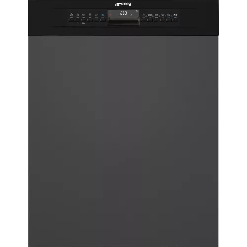 SMEG Universale PL364CN fekete félintegrált beépíthető mosogatógép