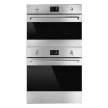 SMEG PR3845X beépíthető sütők egymásra építéséhez való ujjlenyomatmentes takaró elem