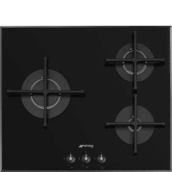 SMEG Linea PV163B3 mélyfekete beépíthető gáz főzőlap