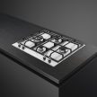 SMEG Classica PX364L inox beépíthető gáz főzőlap wok égővel