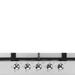 SMEG Classica PX375 inox beépíthető gáz főzőlap