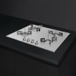 SMEG Dolce Stil Novo PXL664 inox beépíthető gáz főzőlap
