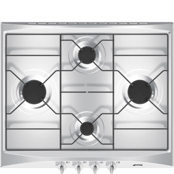 SMEG Selezione S264X2 inox beépíthető gáz főzőlap