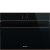 SMEG Dolce Stil Novo SBC4604WNR Fekete beépíthető kombinált sokkoló hűtő és étel melegentartó