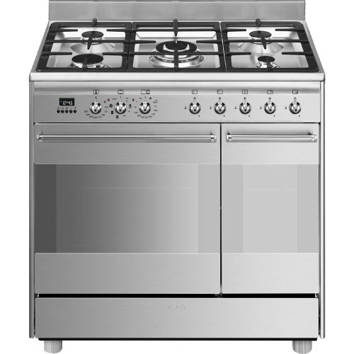 SMEG Classica SCB92MX8 inox professzionális szabadonálló gáztűzhely