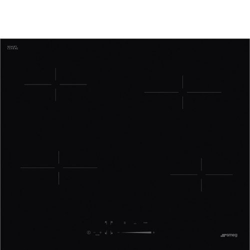 SMEG Universale SE464TD fekete beépíthető kerámia főzőlap