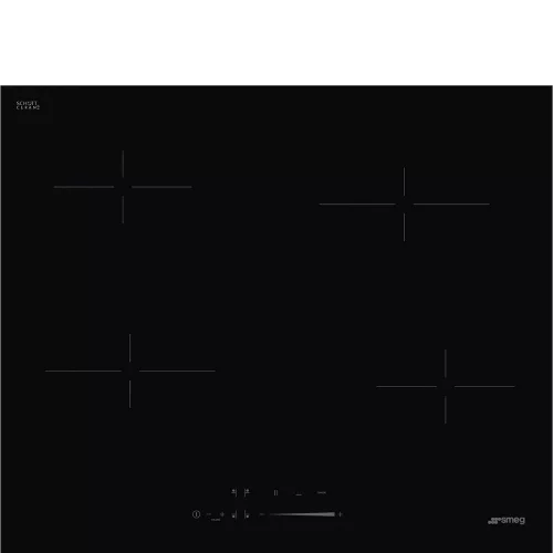 SMEG Universale SE464TD fekete beépíthető kerámia főzőlap