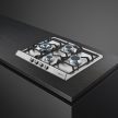 SMEG Classica SER60SGH3 inox beépíthető gáz főzőlap