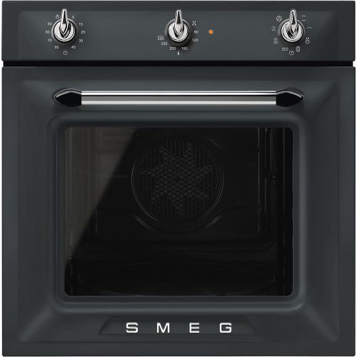 SMEG Victoria SF69M3TNO matt fekete klasszikus design beépíthető sütő