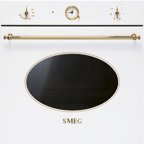 SMEG Coloniale SF800B fehér arany klasszikus design beépíthető sütő