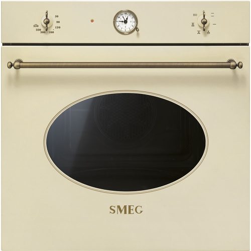 SMEG Coloniale SF800PO krémszínű bronz klasszikus design beépíthető sütő