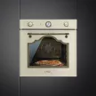 SMEG Cortina SFP750POPZ krémszínű bronz klasszikus design beépíthető pirolitikus sütő