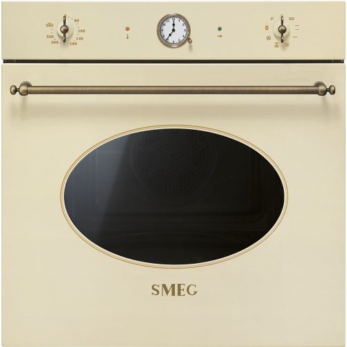 SMEG Coloniale SFP805PO krémszínű bronz klasszikus design beépíthető pirolitikus sütő