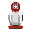SMEG 50's Style SMF03RDEU piros retro design konyhai robotgép