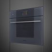 SMEG Omnichef Galileo Linea SO4104APG sötét szürke beépíthető 3 in 1 mikrohullámú gőzsütő