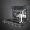 SMEG Omnichef Galileo Linea SO4104APG sötét szürke beépíthető 3 in 1 mikrohullámú gőzsütő
