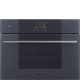 SMEG Steam100 Pro Galileo Linea SO4104S4PG sötét szürke beépíthető kompakt gőzsütő